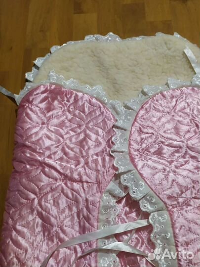 Конверт на выписку осень-зима для девочки