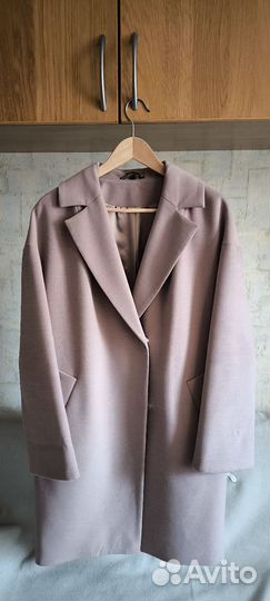 Пальто женское демисезонное 48 50 драповое