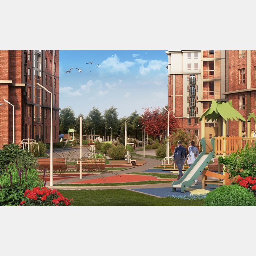 1-к. квартира, 44,8 м², 1/8 эт.