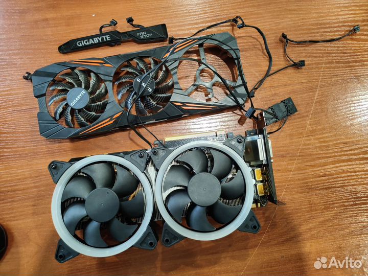 Видеокарта GTX 1070 память Samsung