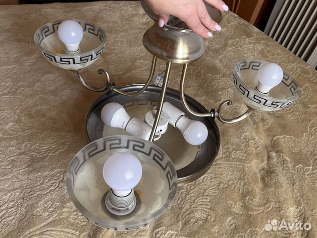 Люстра и 2 бра