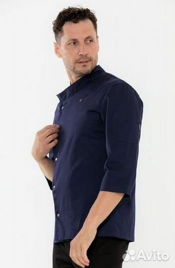 Чёрный китель поварской женский