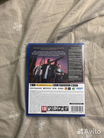 Диски на ps5 гта 5