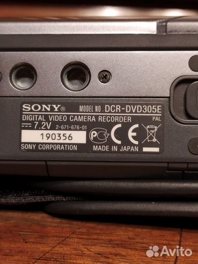 Видеокамера sony handycam