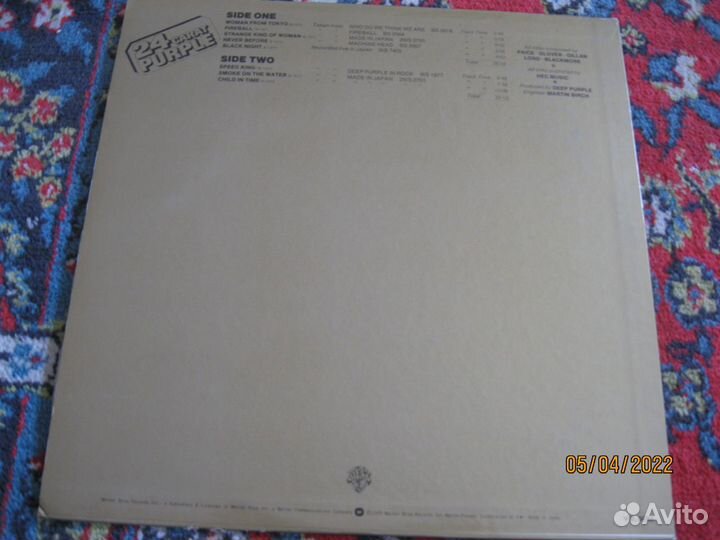 Винил Deep Purple 24 carat