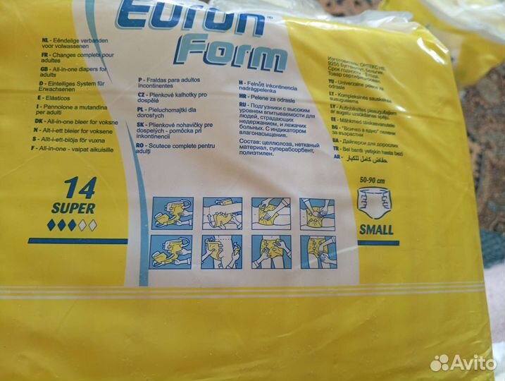 Памперсы для взрослых Euron Forn