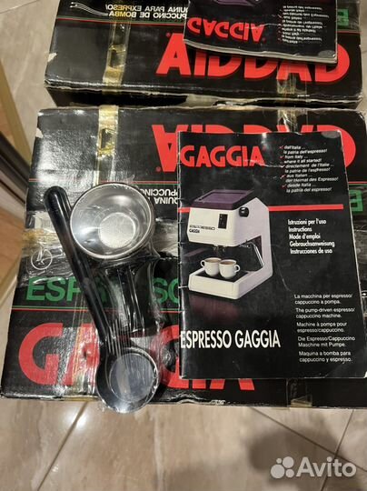 Кофемашина новая gaggia espresso