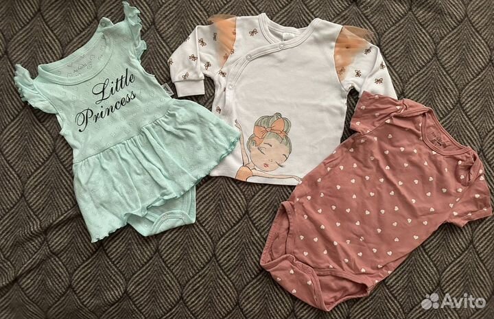 Вещи на девочку 52-68размер пакетом