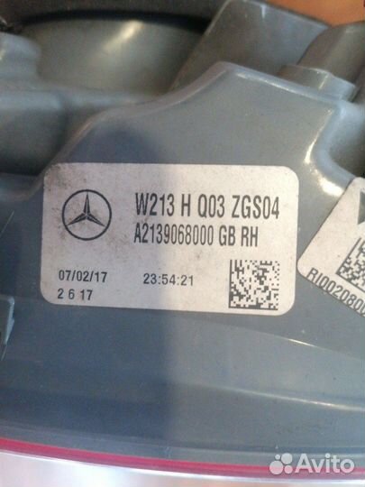 Фонарь задний правый Mercedes E-Class W213 654.920