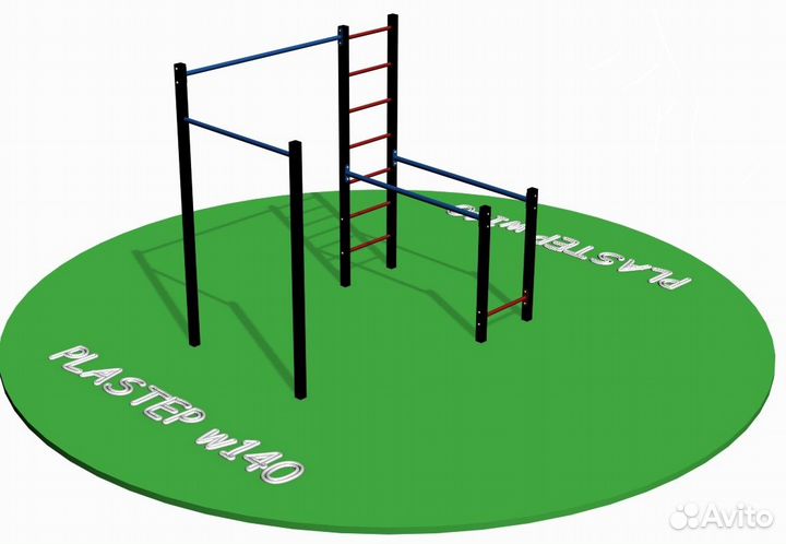 Площадка спортивная брусья турники