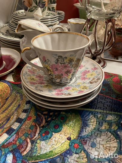 Чайная пара лфз фарфор