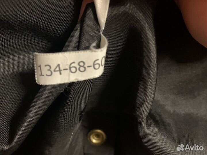 Пальто для девочки 128 134