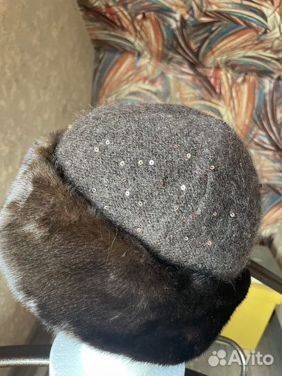 Шапка женская с норкой