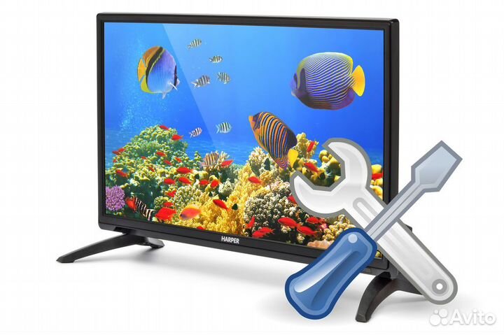 Ремонт ЖК телевизоров, компьютерной техники