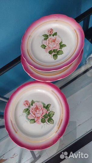 Сервиз чайный. Посуда. Корзина