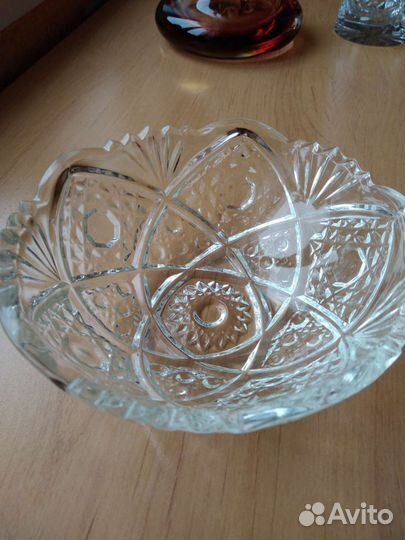 Пепельница из цвет стекла Чехия, начало 70х годов