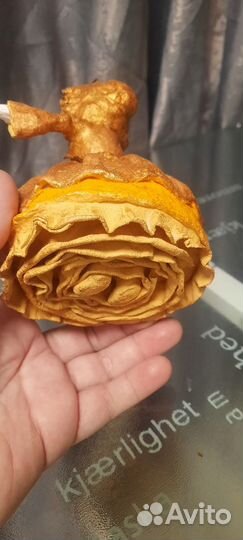 Ватная елочная игрушка