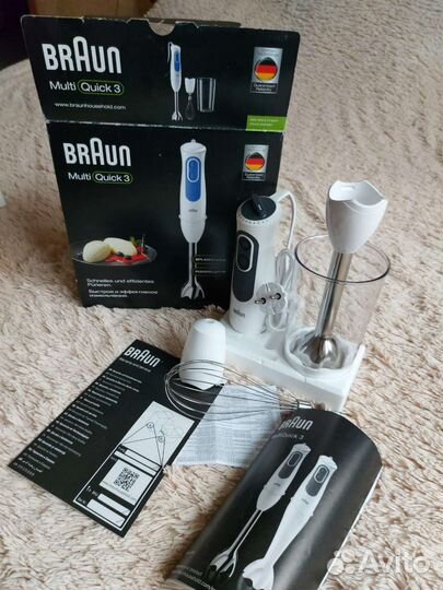 Продаю блендер braun Multi Quick3, новый