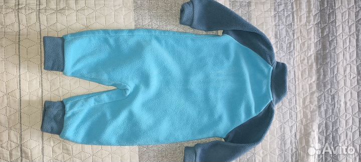 Детский флисовый комбинезон 68размера