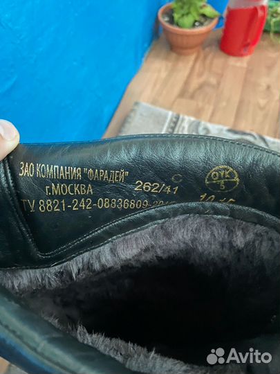 Сапоги зимние