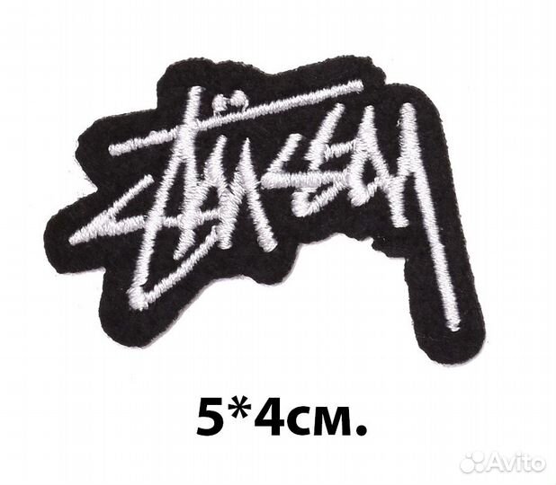 Нашивка на одежду stussy термонашивка