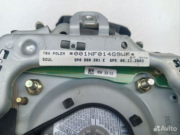 Подушка безопасности в руль 8P0880201E6PS