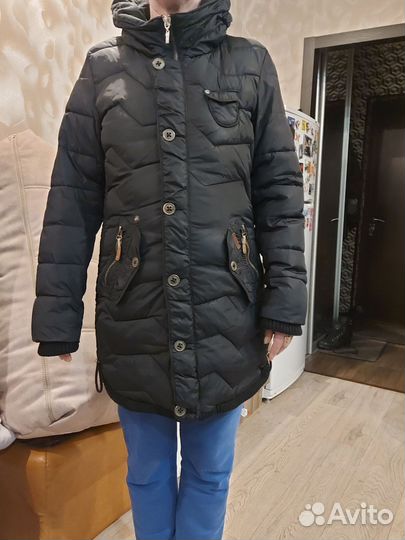 Куртка демисезонная удлиненная женская размер 48