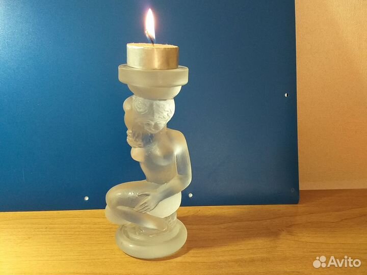 Подсвечник, хрусталь