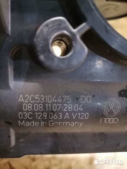 Дроссельная заслонка Volkswagen Sharan 7N 1.4 CAV