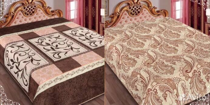 Покрывало на кровать евро