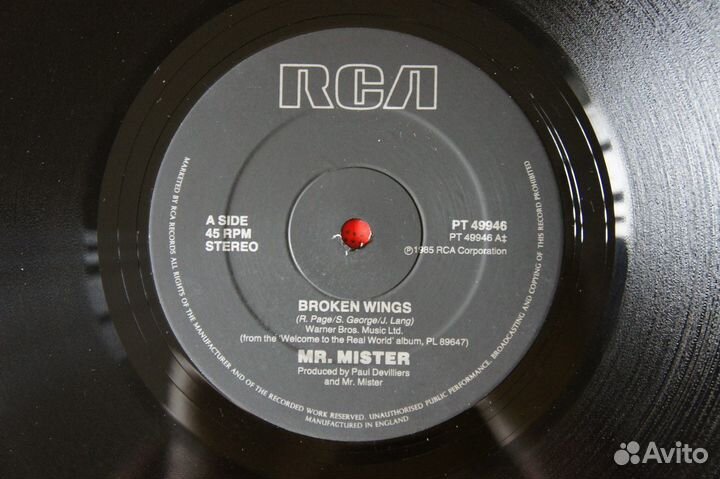 Mr. Mister - Broken Wings -UK-1985-12