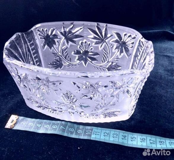 Хрустальные салатницы,стопки,вазы,пепельница СССР