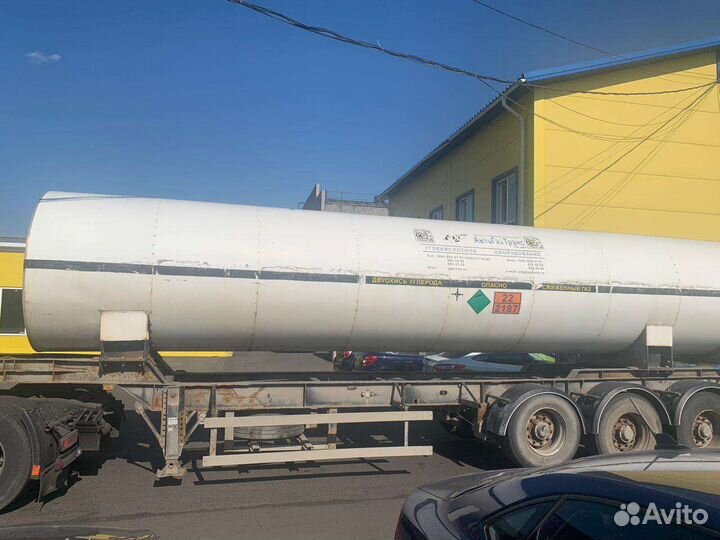 Полуприцеп химическая цистерна АвтоГазТранс ЦЖУ 18-2,0, 2008