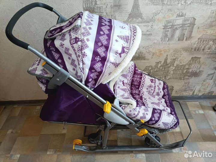 Коляска санки