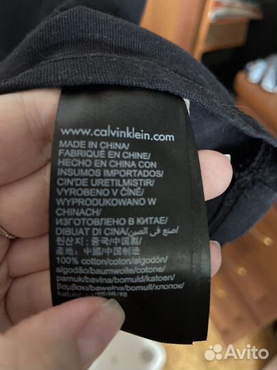 Платье футболка Calvin Klein Jeans бронь