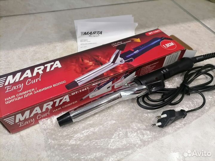 Щипцы для завивки волос новые