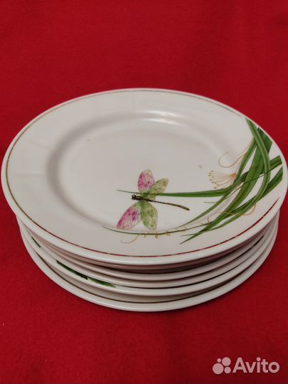 Тарелки СССР добрушский фарфоровый завод