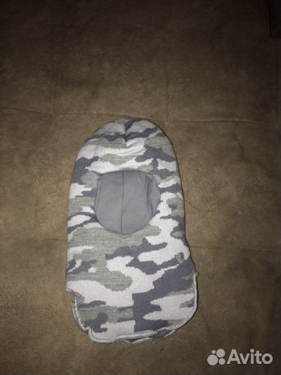 Шапка шлем детская для мальчика