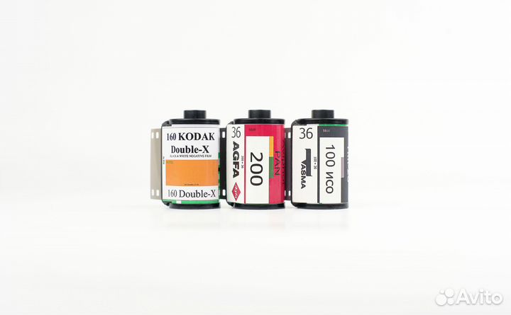 Фотопленки чб Kodak Agfa Тасма