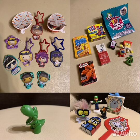 Коллекционные фигурки Макдональдс,Киндер,Sweet Box