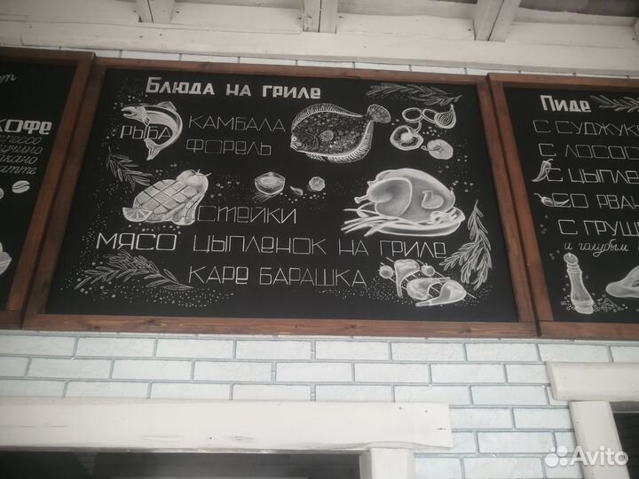 Меловая роспись для баров, кафе