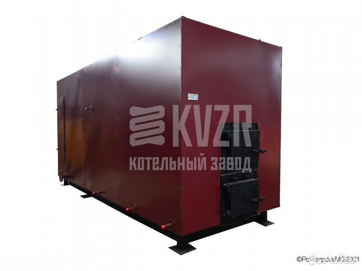 Промышленный котел на дровах 1,28 мвт