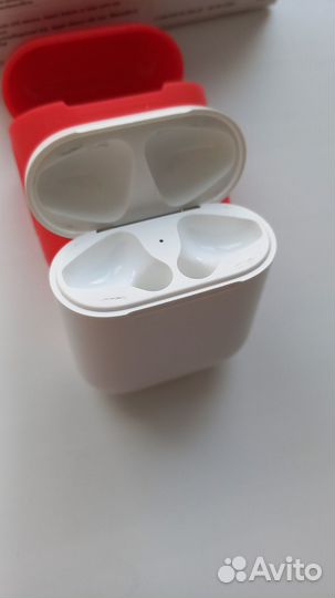 Airpods 2 наушники с проводным кейсом оригинал