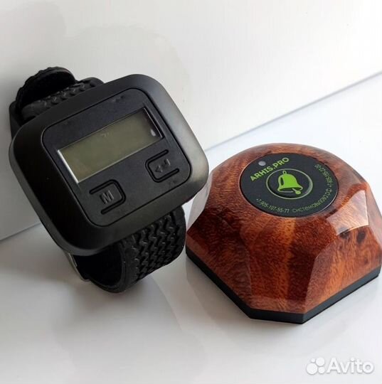 Кнопка вызова официанта и часы пейджер Эконом