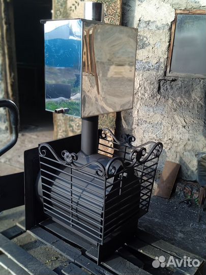 Печь для бани + бак на 70 литров