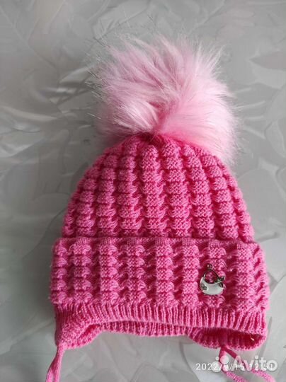 Шапка детские, до года, теплые