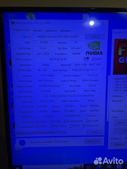 Galax rtx 2060 Super 8 gb