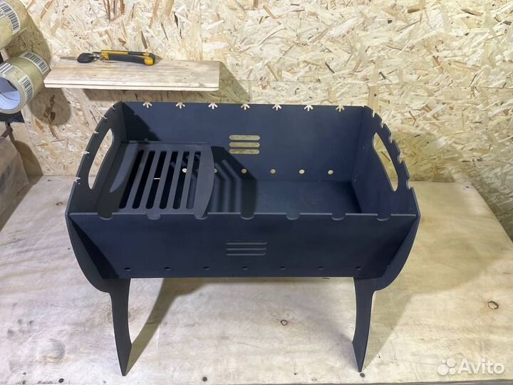 Мангал разборно сборный сталь 3 мм