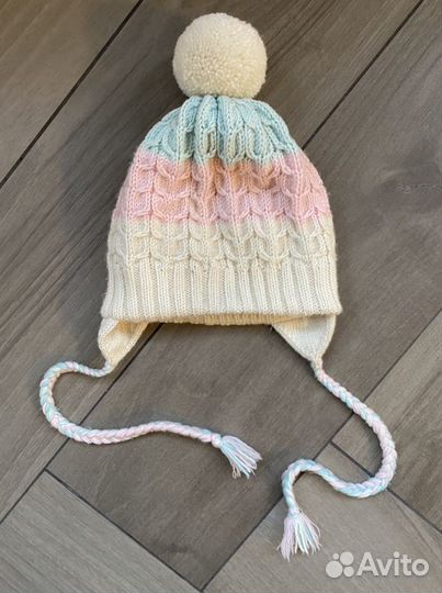 Шапка на девочку 3-5 лет