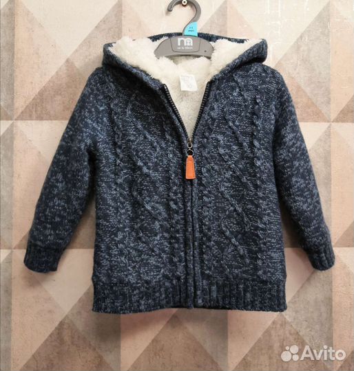 Вязаная куртка р. 92